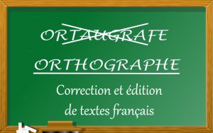 Correction et édition de textes français
